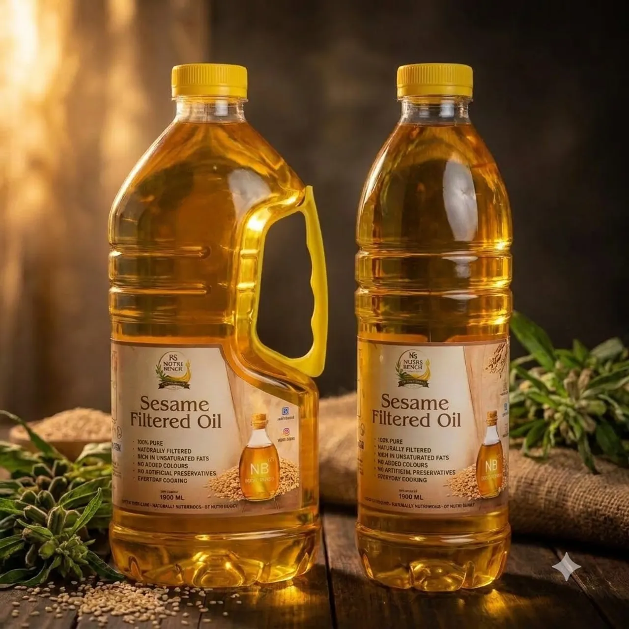Sesame Filtered Oil — 1.5 Litres